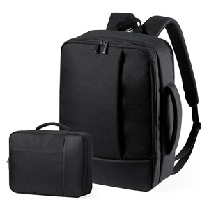 Zaino-borsa porta pc personalizzato per 15 pollici HURKON MKT6509 - Nero