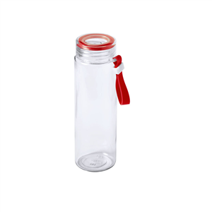 Borraccia vetro personalizzata 420 ml HELUX MKT6583 - Rosso