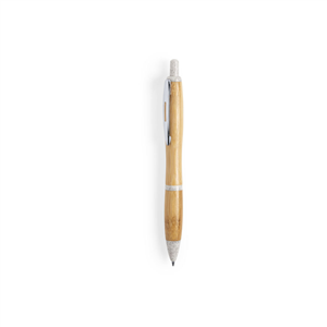 Penna sfera in bamboo e paglia di grano PATROK MKT6608 - Neutro
