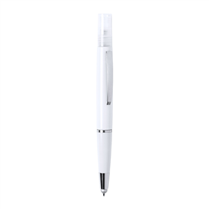 Penna personalizzabile antibatterica con spray 3ml YAK MKT6656 - Bianco