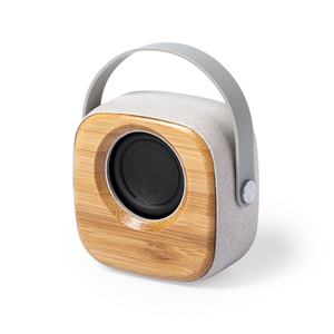 Cassa Bluetooth personalizzata in paglia di grano KEPIR MKT6666 - Naturale