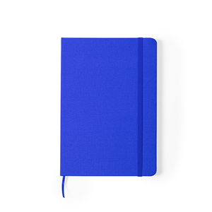 Quaderno personalizzato con elastico e copertina in rpet in formato A5 MEIVAX MKT6722 - Blu