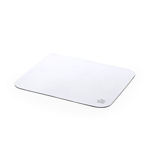 Mousepad antibatterico personalizzato in poliestere WALIN MKT6764 - Bianco