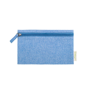 Pochette mare in cotone riciclato HALGAR MKT6832 - Blu