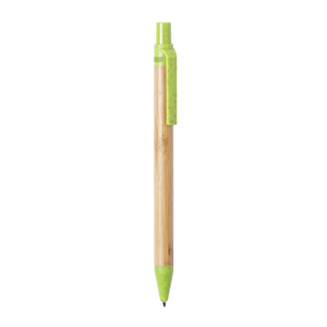 Penna sfera in bamboo e fibra di grano ROAK MKT6941 - Verde Chiaro