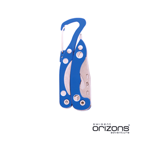Multi utensile in acciaio inox con 6 funzioni Orizons BORTH MKT7291 - Blu