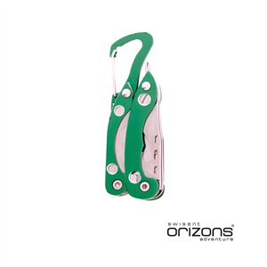 Multi utensile in acciaio inox con 6 funzioni Orizons BORTH MKT7291 - Verde