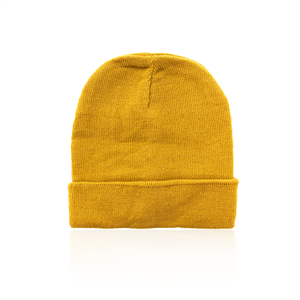 Cappello personalizzato invernale in acrilico LANA MKT8017 - Giallo