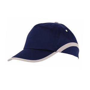 Cappellino sport in cotone LINE MKT8544 - Blu Navy - Kaki