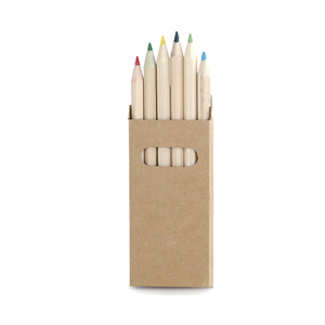 Set matite colorate 6 pezzi GIRLS MKT8585 - Neutro