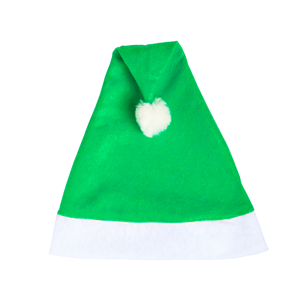 Cappello Babbo Natale personalizzato in poliestere PAPA NOEL MKT8622 - Verde