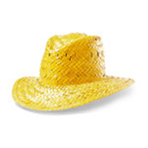 Cappello personalizzato in paglia SPLASH MKT9195 - Giallo