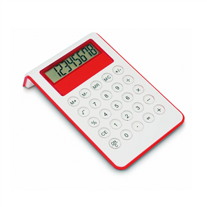 Calcolatrice da tavolo 8 cifre MYD MKT9574 - Rosso