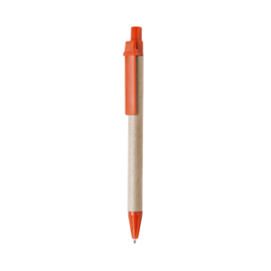 Penna a sfera ecologica in cartone riciclato COMPO MKT9696 - Arancio