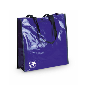 Shopper ecologica biodegradabile cm 38x38x12,5 RECYCLE MKT9771 - Blu