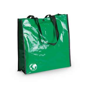 Shopper ecologica biodegradabile cm 38x38x12,5 RECYCLE MKT9771 - Verde