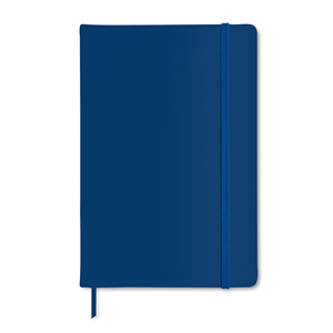 Quaderno con elastico e copertina in poliuterano soft in formato A6 NOTELUX MO1800 - Blu