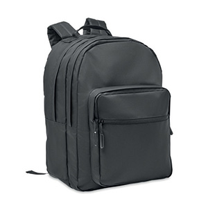 Zaino porta pc personalizzato in rpet VALLEY BACKPACK MO2050 - Nero