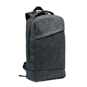 Zaino porta laptop da 13 pollici in feltro di rpet LLANA MO2164 - Grigio Scuro