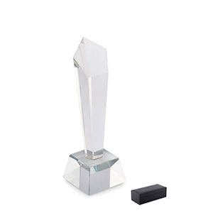 Trofeo in cristallo con confezione regalo DIAWARD MO2236 - Trasparente