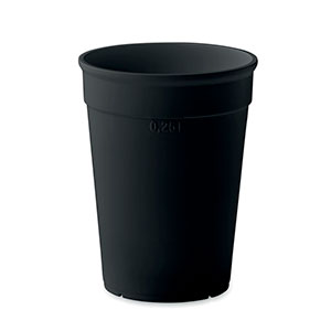 Bicchiere da caffè riutilizzabile da 300 ml AWAYCUP MO2256 - Nero