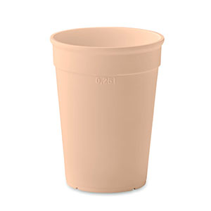 Bicchiere da caffè riutilizzabile da 300 ml AWAYCUP MO2256 - Beige