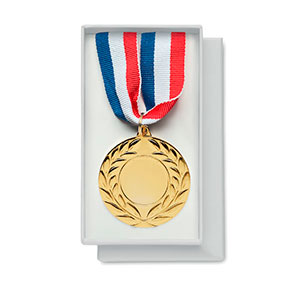 Medaglia con cinturino in poliestere WINNER MO2260 - Oro