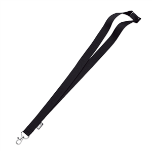 Laccio da collo lanyard LANY RPET MO6100 - Nero