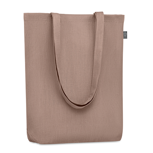 Shopper ecologica in canapa cm 38x10x42 NAIMA TOTE MO6162 - Marrone