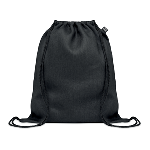 Sacca zaino personalizzata in canapa NAIMA BAG MO6163 - Nero