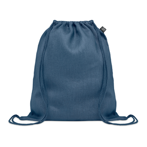 Sacca zaino personalizzata in canapa NAIMA BAG MO6163 - Blu