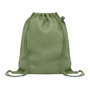 Sacca zaino personalizzata in canapa NAIMA BAG MO6163 - Verde