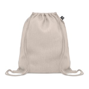 Sacca zaino personalizzata in canapa NAIMA BAG MO6163 - Beige