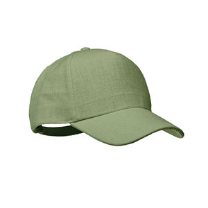 Cappellino personalizzato in canapa 5 pannelli NAIMA CAP MO6176 - Verde