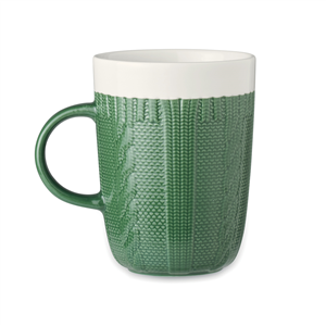 Tazza personalizzata in ceramica 310 ml KNITTY MO6321 - Verde