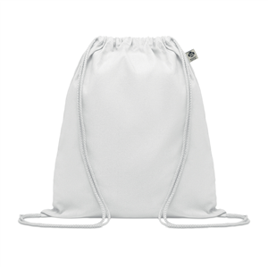Sacca personalizzata in cotone YUKI COLOUR MO6355 - Bianco