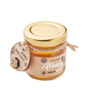 Vasetto di miele millefiori 50 BUMLE MO6439 - Legno