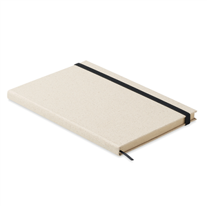 Quaderno ecologico con fogli in carta di erba e copertina in cartone in formato A5 GRASS NOTES MO6542 - Beige