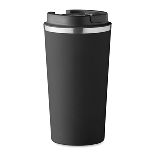 Bicchiere thermos doppio strato in acciaio 510 ml BRACE + MO6579 - Nero