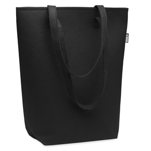 Shopper ecologica in feltro rpet cm 38x42 NATA MO6660 - Nero