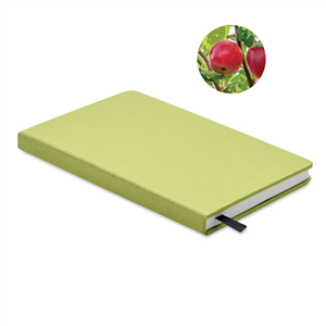 Quaderno personalizzato in carta riciclata in formato A5 GROW MO6689 - Lime