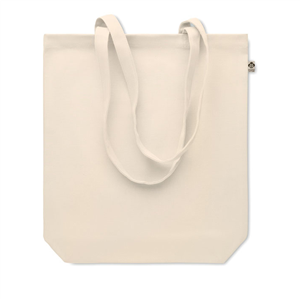 Shopper personalizzata in tela biologica 280gr cm 38x42x9 RASSA+ MO6712 - Beige