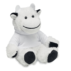 Peluche a forma di mucca MANNY MO6735 - Bianco