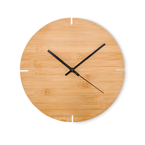 Orologio da parete in bamboo ESFERE MO6792 - Legno