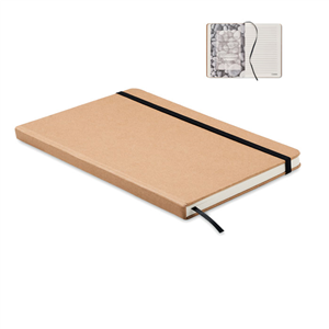 Quaderno personalizzato in carta di pietra e copertina con elastico in formato A5 STEIN MO6798 - Beige