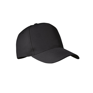 Cappellino personalizzato in rpet 5 pannelli SENGA MO6831 - Nero
