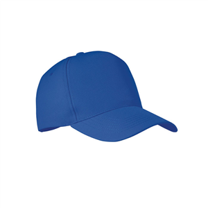 Cappellino personalizzato in rpet 5 pannelli SENGA MO6831 - Blu Royal