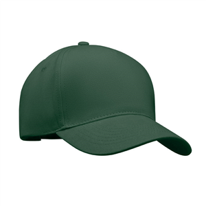 Cappello baseball personalizzabile in cotone 5 pannelli SINGA MO6875 - Verde Scuro