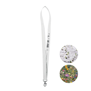 Lanyard in carta con gancio LANSEE MO6906 - Bianco