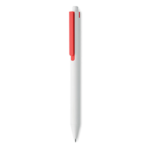 Penna a pulsante in abs riciclato SIDE MO6991 - Rosso
